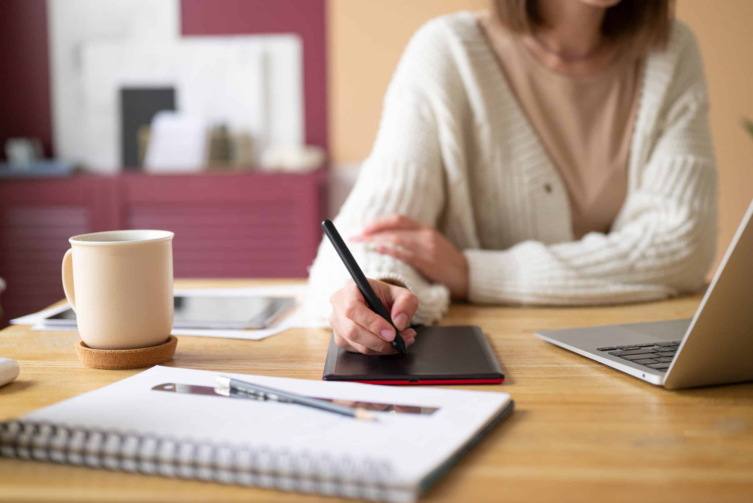 creative-illustrator-working-devices