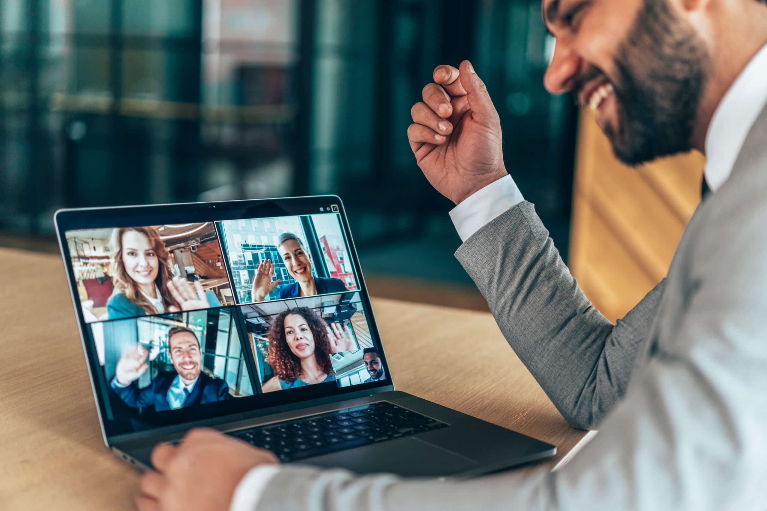 Virtual Meeting with Multiple Participants