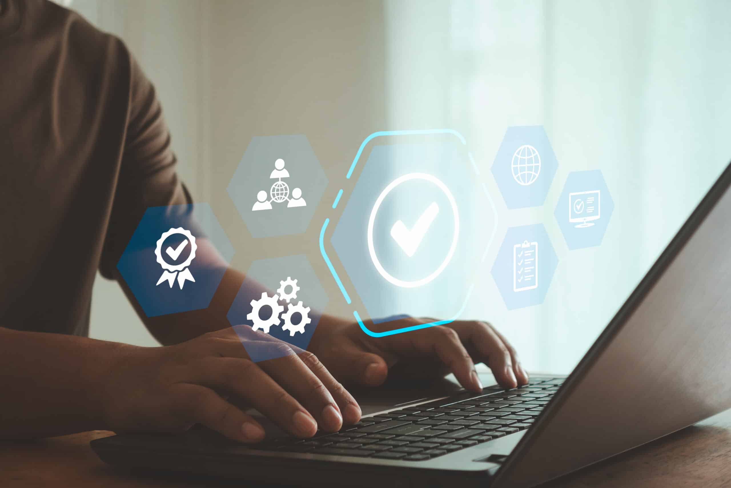 Quality control management or QC and validation process. Quality assurance or QA and improvement, standardization, and certification concepts. Compliance with law regulations and ISO standards.